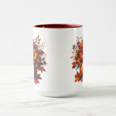 Erntedank-Pumpkin mit Herbstlauben- Tasse (Zentrum)