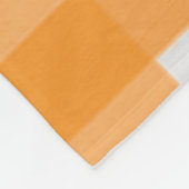 Erntedank Pumpkin Orange Buffalo Kariert Fleecedecke (Ecke)