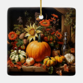 Erntedank Pumpkin Ornament (Rückseite)
