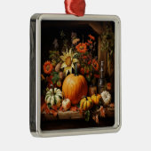 Erntedank Pumpkin Ornament Aus Metall (Rechts)