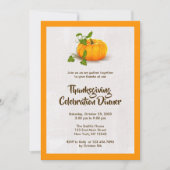 Erntedank Pumpkin Party Einladung (Vorderseite)