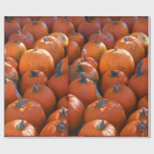 Erntedank Pumpkin-Patch Geschenkpapier (Flach)
