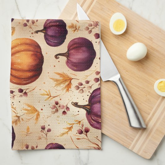 Erntedank Pumpkin Patch Pumpkins Herbsternte Geschirrtuch (Viertel Falte)