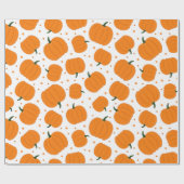 Erntedank Pumpkin Pattern Geschenkpapier (Flach)