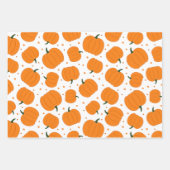Erntedank Pumpkin Pattern Geschenkpapier Set (Vorderseite)