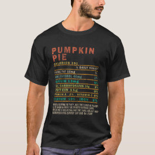 Erntedank Pumpkin Pie Ernährung Fakten Vintag T-Shirt