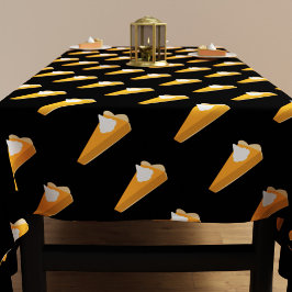 Erntedank Pumpkin Pie Muster Schwarz-Orange Tischdecke
