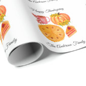 Erntedank Pumpkin Pie Spice Latte Geschenkpapier (Rolleneckpunkt)