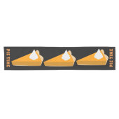 Erntedank Pumpkin Pie Time Table Runner Kurzer Tischläufer (Horizontal)
