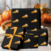 Erntedank Pumpkin Pieptmuster Wrapping Paper Geschenkpapier