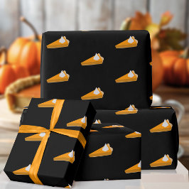 Erntedank Pumpkin Pieptmuster Wrapping Paper Geschenkpapier
