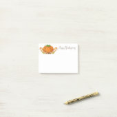 Erntedank Pumpkin Post Notes Post-it Klebezettel (Auf Schreibtisch)