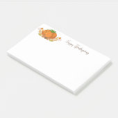 Erntedank Pumpkin Post Notes Post-it Klebezettel (angewinkelt)