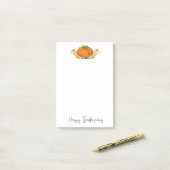 Erntedank Pumpkin Post Notes Post-it Klebezettel (Auf Schreibtisch)