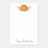 Erntedank Pumpkin Post Notes Post-it Klebezettel (Vorderseite)