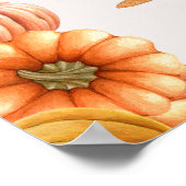 Erntedank Pumpkin Poster (Ecke)