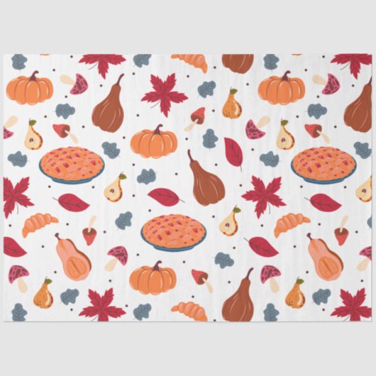 Erntedank Pumpkin Series Design 48 Seidenpapier (Vorderseite)