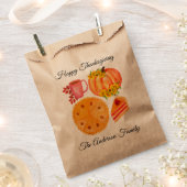 Erntedank Pumpkin Spice Latte Geschenktütchen (Ausgeschnitten)