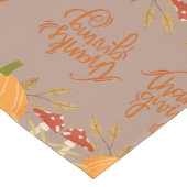Erntedank Pumpkin Table Runner Kurzer Tischläufer (Ecke)