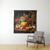 Erntedank Pumpkin Tapestry Wandteppich (Beispiel)