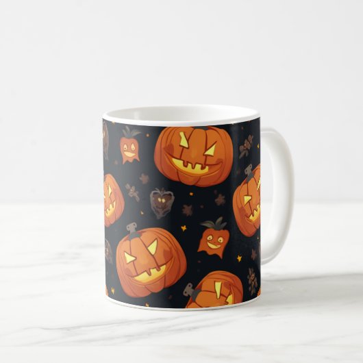 Erntedank Pumpkin Tasse (VorderseiteRechts)