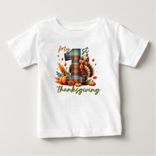 Erntedank Pumpkin Wasserfarbe Herbst Baby T-shirt