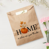 Erntedank Pumpkin Zuhause ist der Ort, an dem wir Geschenktütchen (Versiegelt)