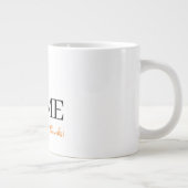 Erntedank Pumpkin Zuhause ist der Ort, an dem wir Jumbo-Tasse (Rechts)