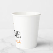 Erntedank Pumpkin Zuhause ist der Ort, an dem wir Pappbecher (Links)