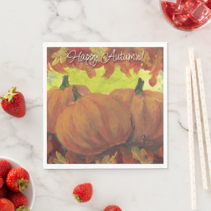 Erntedank Pumpkins #1 Herbstausgänge Serviette