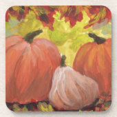 Erntedank Pumpkins #2 Herbstausgänge Getränkeuntersetzer (Vorderseite)