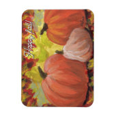 Erntedank Pumpkins #2 Herbstausgänge Magnet (Vertikal)