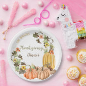 Erntedank Pumpkins Butternut Sage Orange Pappteller (Party)