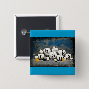 Erntedank Pumpkins Button