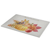 Erntedank Pumpkins Cutting Board Schneidebrett (Ecke)