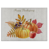 Erntedank Pumpkins Cutting Board Schneidebrett (Vorderseite)