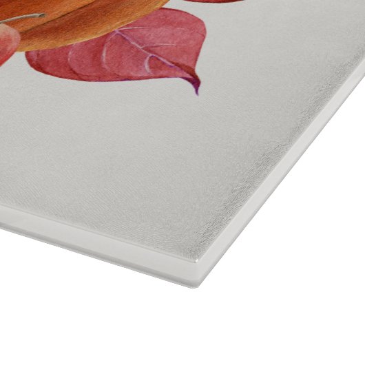 Erntedank Pumpkins Cutting Board Schneidebrett (Ecke)