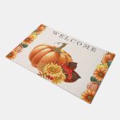 Erntedank Pumpkins Doormat Fußmatte (Schrägansicht)