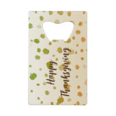 Erntedank Pumpkins Geldbeutel Flaschenöffner (Vorderseite)