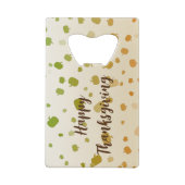 Erntedank Pumpkins Geldbeutel Flaschenöffner (Rückseite)