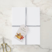 Erntedank Pumpkins Geschenk Tag Geschenkanhänger (Mit Garn)