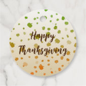 Erntedank Pumpkins Geschenkanhänger (Rückseite)