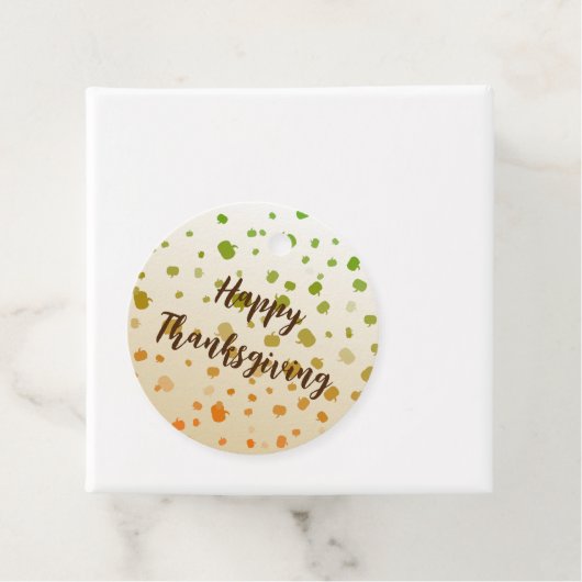 Erntedank Pumpkins Geschenkanhänger (Beispiel)