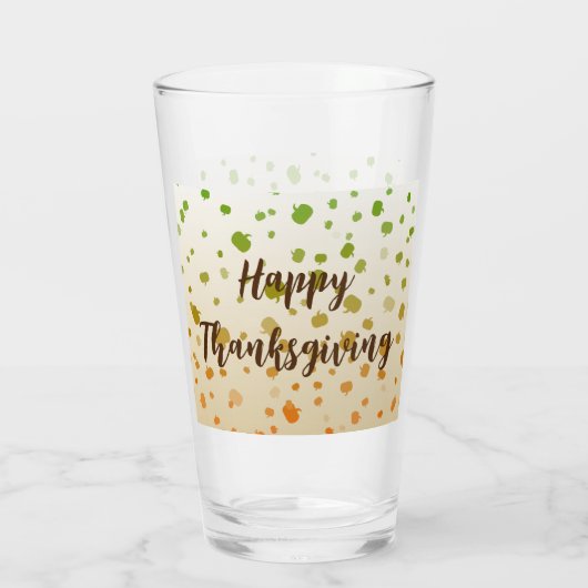 Erntedank Pumpkins Glas (Rückseite)