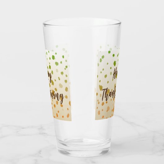 Erntedank Pumpkins Glas (Rechts)