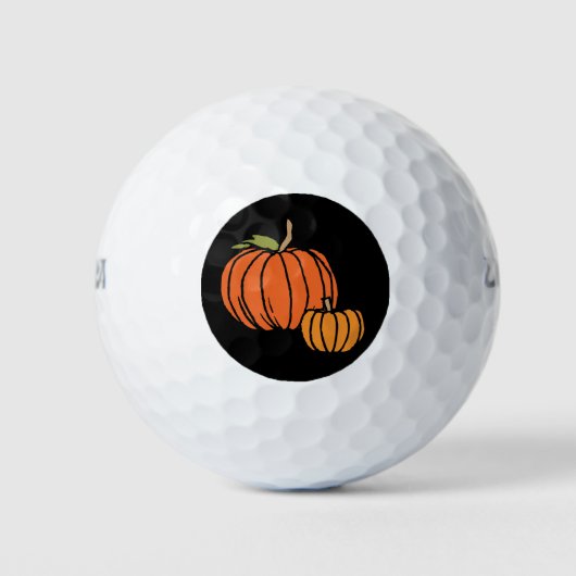 Erntedank Pumpkins Golfplätze Golfball (Vorderseite)