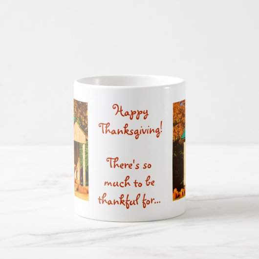 Erntedank Pumpkins Kaffeetasse (Mittel)