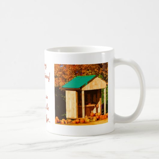 Erntedank Pumpkins Kaffeetasse (Rechts)