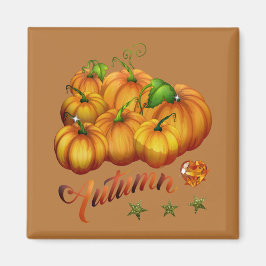 Erntedank Pumpkins Magnet