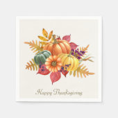Erntedank Pumpkins Napkin Serviette (Vorderseite)
